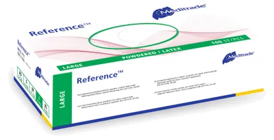 Produktbild von Meditrade Reference™ - Latex-Untersuchungshandschuhe - Größe L - 100 Stk.
