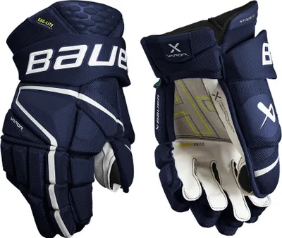 Immagine prodotto di BAUER Guanti Vapor Hyperlite Senior, taglia:15 pollici, colore:nero/rosso