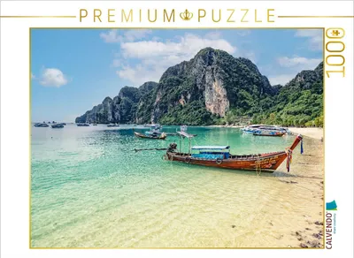 Produktbild von CALVENDO Puzzle Die berühmte Bucht von Phi Phi | 1000 Teile Lege-Größe 64 × 48 cm Foto-Puzzle für glückliche Stunden