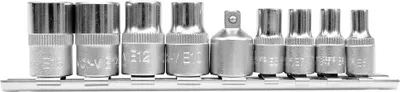 Zdjęcie produktu dla Klucze Nasadowe Torx C.v. E5-E16 9Cz.