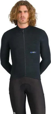 Obrázek produktu pro Sportful Supergiara Vlněný dres s dlouhým rukávem Black M Man Black M