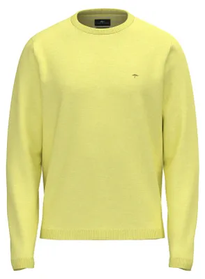 Produktbild von Fynch-Hatton O-Neck, Air Baumwolle pale yellow XL