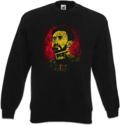 Produktbild von Urban Backwoods Haile Selassie Portrait I, Sweatshirt, Farbe: Schwarz, Größe: 4XL