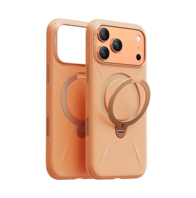 Obrázok produktu pre Torras - QPRO Silicone Series ochranný obal na iPhone 17 Pro Max – oranžový