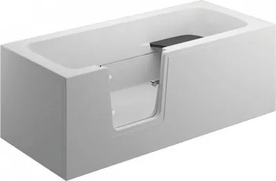 Produktbild von Aqua For You | Badewanne - Vovo Wanne - 170x75 cm - Weiß - Für Personen mit Behinderung - Mit Tür - Hygienisch und Pflegeleicht