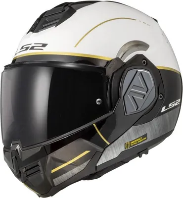 Zdjęcie produktu dla LS2 ADVANT IRON kask szczękowy motocyklowy matowy biały czarny dżinsy XXL