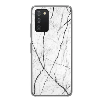 Produktbild von MuchoWow® Handyhülle Schutzhülle Hülle für Samsung Galaxy A53 5G Marmor - Schwarz - Weiß Silikon Softcase Handy Hülle - Schutzabdeckung