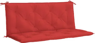 Obrázek produktu pro vidaXL Polštář na zahradní lavici červený 120x(50+50)x7 cm Oxfordská tkanina