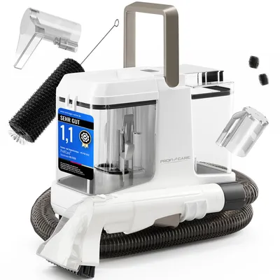 Image de ProfiCare® Nettoyeur de tissus et aspirateur laveur | pour tapis, meubles rembourrés, sièges de voiture et canapés | Aspirateur laveur pour tissus | Nettoyeur de tapis | PC PTR 3153