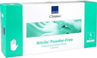 Produktbild von Nitril U.Handschuhe unster.puderfrei S weiß 100 St