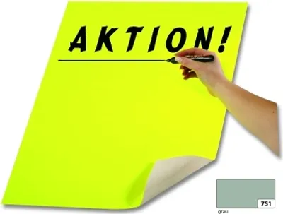 Produktbild von Folia 65751 Plakatkarton - 48 x 68 cm, grau