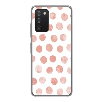 Produktbild von MuchoWow® Handyhülle Schutzhülle Hülle für Samsung Galaxy A53 5G Polka dots - Rosa - Weiß Silikon Softcase Handy Hülle - Schutzabdeckung
