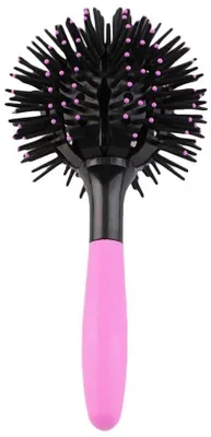 Immagine prodotto di Spazzola per capelli 3D anticrespo per capelli ricci, 10,5 cm, con tecnologia di styling a 360°