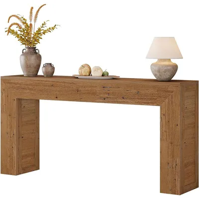 Obrázek produktu pro Konzolový stolek HOGA-JW1193, 30 x 160 x 80 cm, světle hnědý