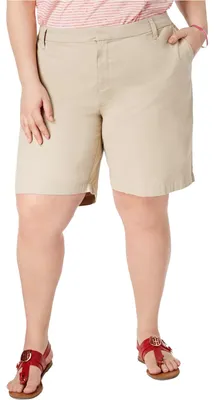 Productafbeelding van Tommy Hilfiger damesbroek, 22,9 cm, model Hollywood, verkrijgbaar in standaard- en plusmaten. Casual shorts