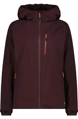 Image de Veste CMP pour femme, modèle FIX HOOD, couleur noir, taille 38