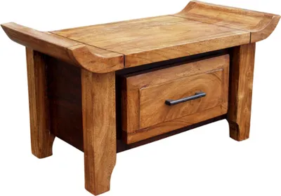 Produktbild von Beistelltisch, Nachttischschrank Orient - R 1296, Braun, Holz, 33*62*30 cm, Kleine Schränke