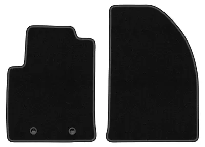 Obrázok produktu pre Predné velúrové koberce pre: Ford Fusion 2005-2012 (hatchback) – 2 ks, čierne, na mieru – Wielganizator BASIC