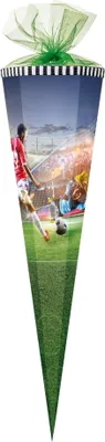 Obrázek produktu pro Školní kužel / cukrový kužel / 85 cm / čtverec / "fotbal"