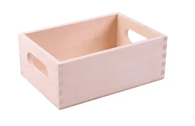 Obrázek produktu pro Dřevěná krabička na potraviny