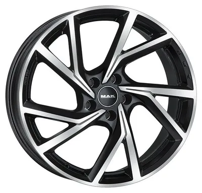 Productafbeelding van Litá velg MAK KASSEL, 7.5x17 inch, 5x112 steek, ET 38, zwarte glansfinish