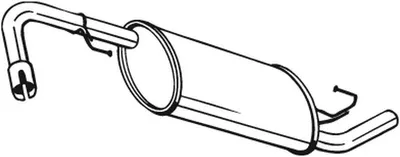 Produktbild von BOSAL 145-231 Mittelschalldämpfer