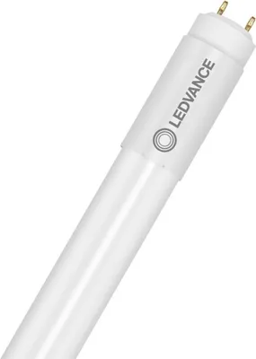 A single LED tube light is shown diagonally against a white background.