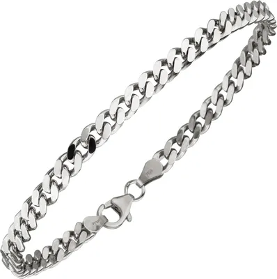 Produktbild von JOBO Panzerarmband 925 Sterling Silber 21 cm Armband Silberarmband