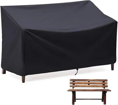 Produktbild von Famanu Schutzhülle für Gartenbank, wasserfest, mit Belüftungsöffnungen, 162 x 69 x 89 cm