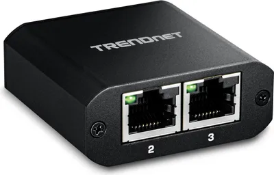 Imagen del producto de TRENDnet TEG-102S, divisor Gigabit de 2 puertos con alimentación a través de USB-C