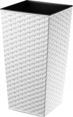 Zdjęcie produktu dla KADAX Donica Doniczka Wkład 18x36cm Wysoka Biała