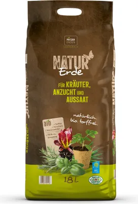 Produktbild von NATUR Erde für Kräuter, Anzucht und Aussaat