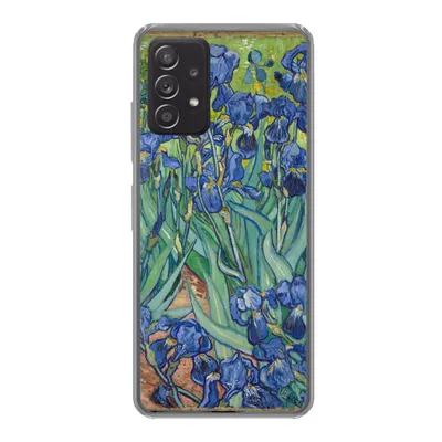 Produktbild von MuchoWow® Handyhülle Schutzhülle Hülle für Samsung galaxy a73 Schwertlilien - Vincent van Gogh Silikon Softcase Handy Hülle - Handyhülle