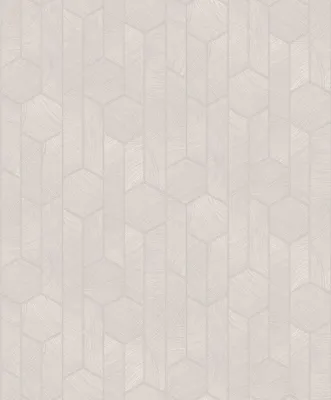 Produktbild von Khroma by Masureel Tapete Wabenmuster Beige - 630960 - 53 cm x 10.05 m