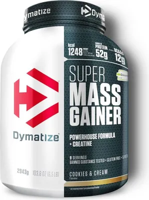 Image de Gainers - Dymatize - Super Mass Gainer (2943g) - Saveur Cookies et Cream