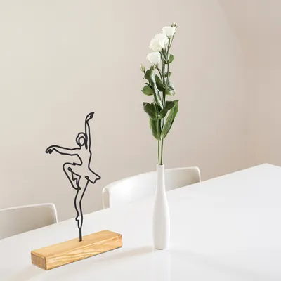 Immagine prodotto di Evila Originals, Ballerina - Nero, Oggetto decorativo, Nero, 20 x 40 x 4 cm