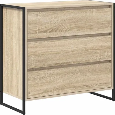 Image de Buffet avec tiroir Sonoma 79 x 36 x 75.5 cm Bois d'ingénierie