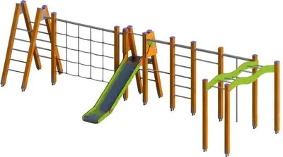 Productafbeelding van Avonturenspeeltuin, bewegingsparcours, klimrek, speelgebied, recreatiegebied