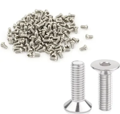 Produktbild von 100 Stück M4x20 mm Senkkopfschrauben – Edelstahl – Innensechskant