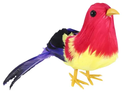 Produktbild von Hochsimulierte Schaumstoff-Landschaftstier-Vogel-Rasenfigur, handgefertigte Gartendekoration