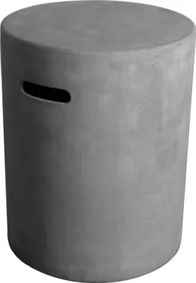 Produktbild von Abdeckung für Gasflaschen, Beton-Optik grau Faser-Beton,für 5kg Gasbehälter