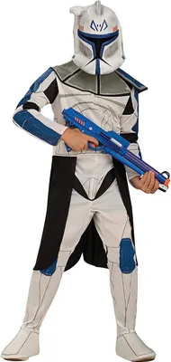 Produktbild von Star Wars Clone Trooper Captain Rex Gr. 116 - 158, Größe:L