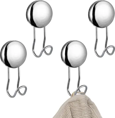 Immagine prodotto di bremermann serie bagno Moon-Loc gancio multifunzionale, gancio per asciugamani, gancio da parete set da 4