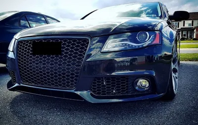 Obrázek produktu pro Mřížka chladiče sportovní mřížka černá lesklá voštinová mřížka + mřížka nárazníku pro Audi A4