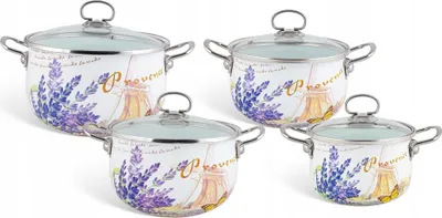 Produktbild von Edenberg Pfannenset – Stilvolle, multifunktionale Emaille-Pfannen für jede Küche!