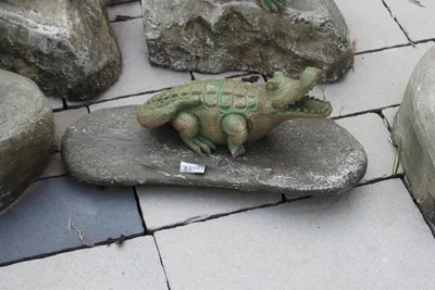 Obrázok produktu pre Dizajn Krokodíl Postava Socha Figúry Sochy Záhradné dekorácie Ihneď