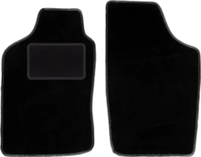 Immagine prodotto di Wielganizator tappetini auto velours anteriori adatto per Nissan Micra K10 (1983-1991, hatchback) neri, set 2 pz, con fissaggi