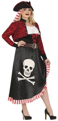 Productafbeelding van Guirca piratenkostuum voor dames, maat XL