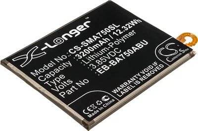 Produktbild von TECHTEK Akku Kompatibel mit [Samsung] Galaxy A10, Galaxy A7 2018, Galaxy A7 2018 Duos, Galaxy M10, Galaxy M10 Duos, SM-A105F, SM-A105FN, SM-A105G, SM
