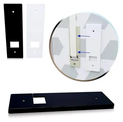 Produktbild von Abdeckung für Fenster Rolladengurt Blende 160mm (Weiß)